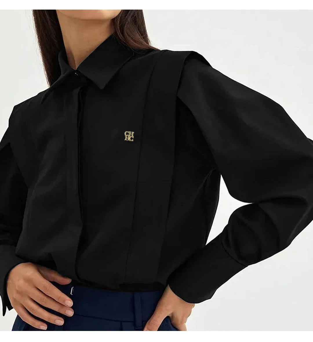 Women’s Classic V-Neck Button Top