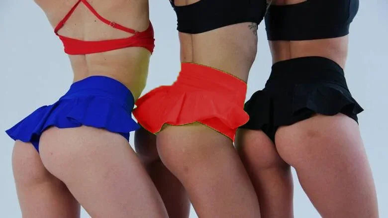 Woman Sexy Open Crotch Mini Invisable Zipper Crotchless Shorts Leggings Skirt Underwear Lingerie Outdoor Sex Tight Dress Pants
