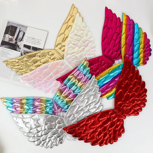 Rainbow Fairy Angel Wings Costume for Kids