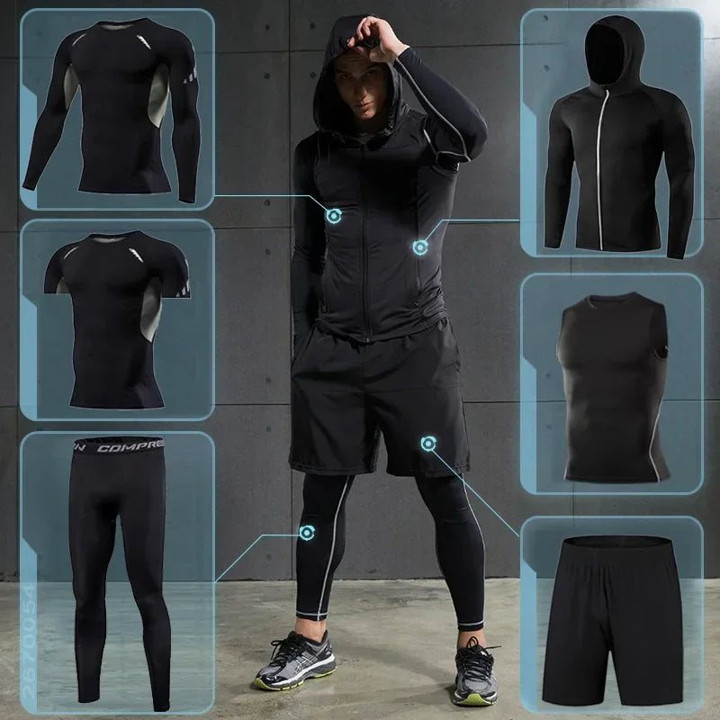 Men’s Compression Training Sports Set
