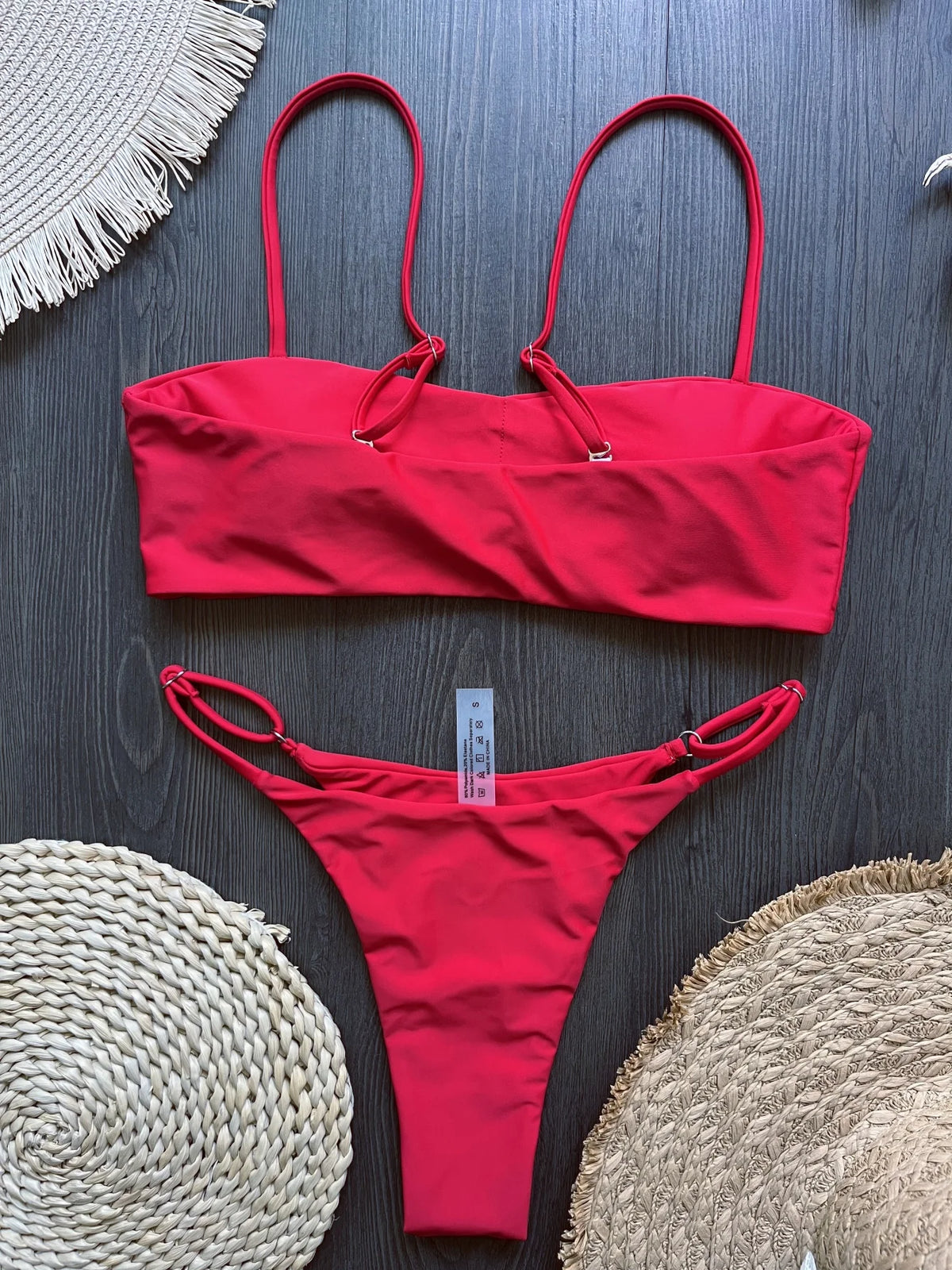 2025 Diamond Bikini Sexy Women Swimsuit Bandeau Biquini Push Up Swimwear Female Shiny Bathing Suits Floral Bodysuit Beachwear