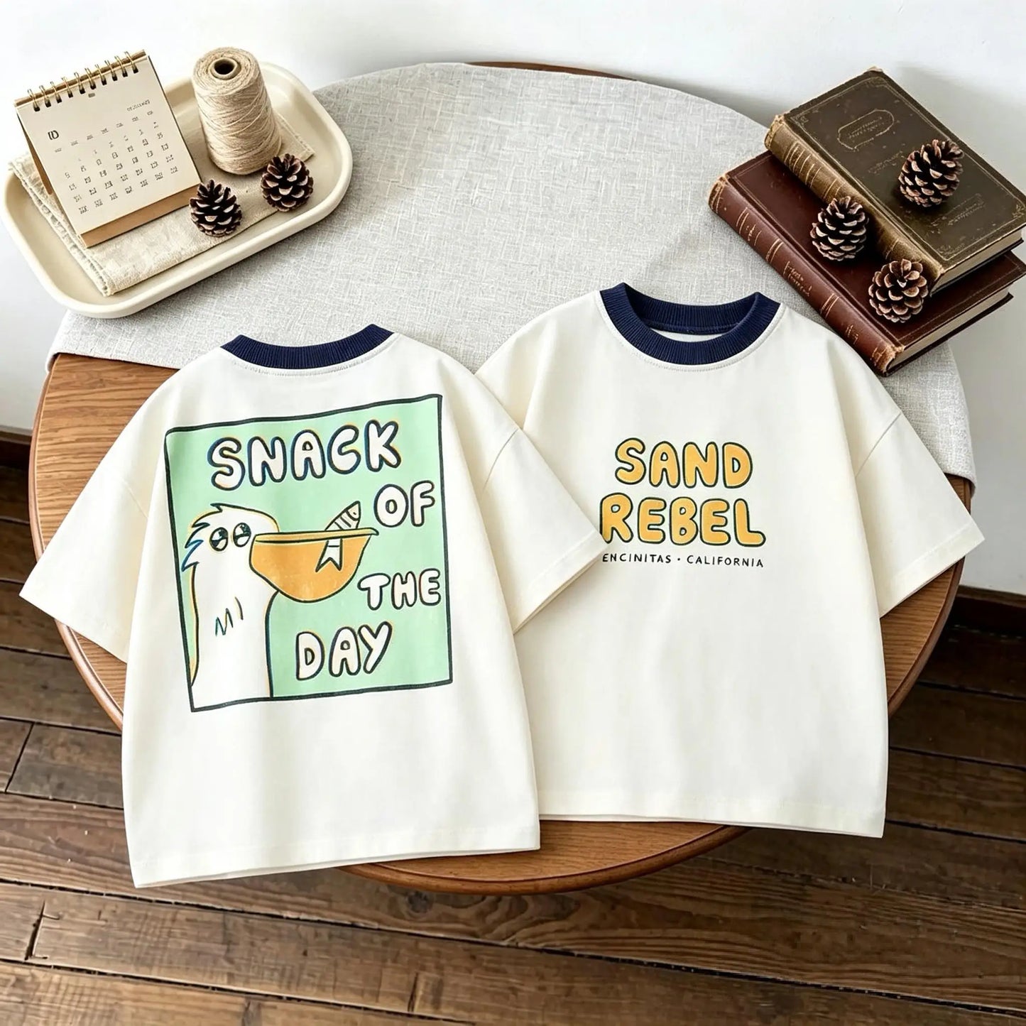 Kids’ Double-Sided Print Summer T-Shirt