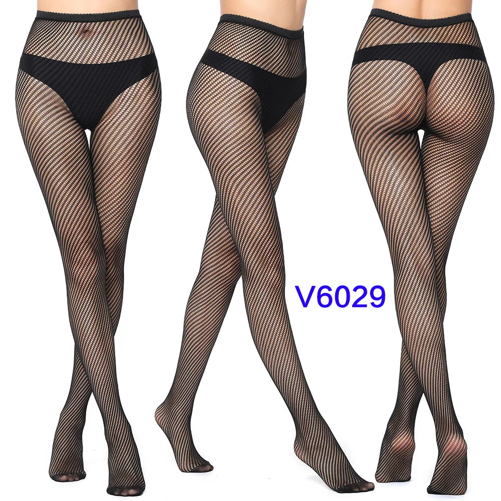Women’s Sheer Geometric Pattern Tights