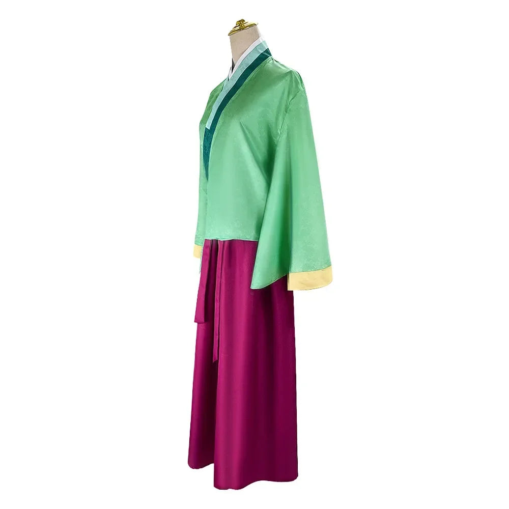 Anime Maomao Cosplay Kostuum Apotheker Diaries Kimono Mao Mao Uniform Outfits Halloween Carnaval Party Voor Vrouwen