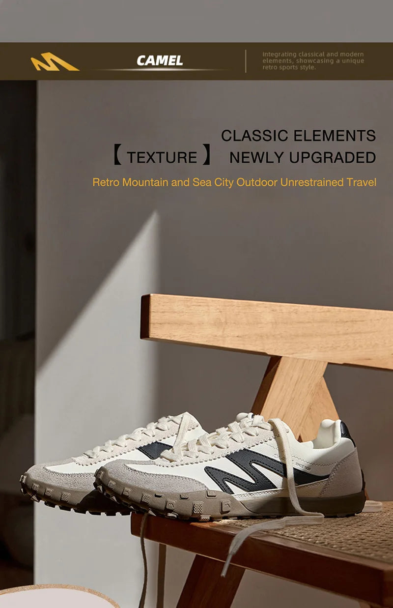 GOLDEN CAMEL Women’s Retro Sport Sneakers