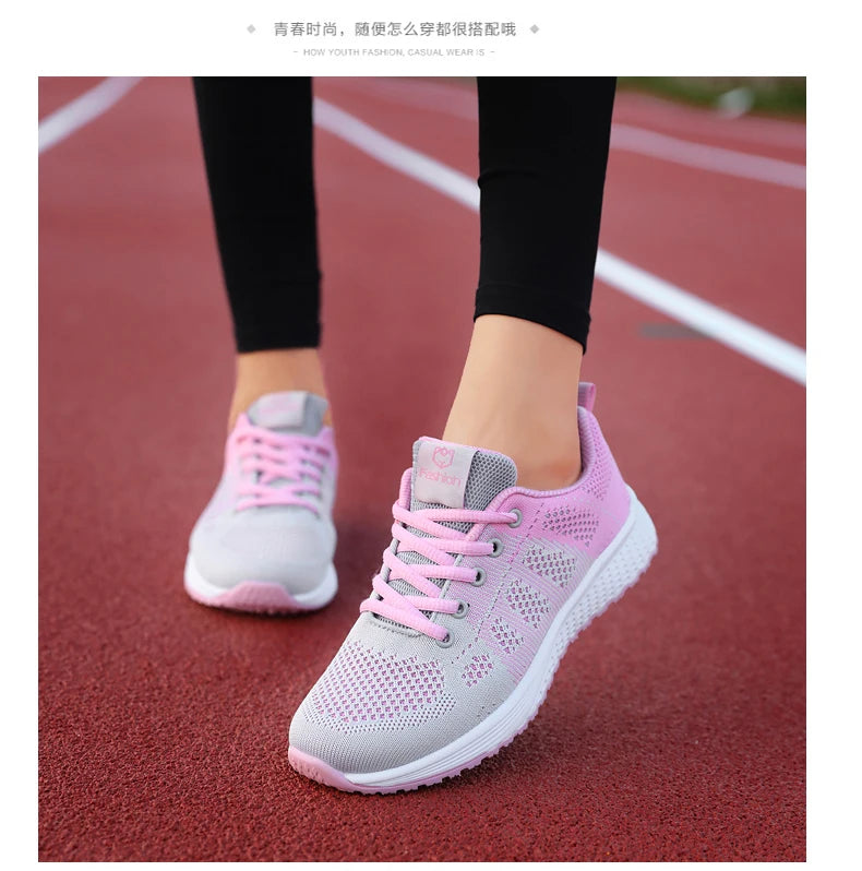 Women’s Breathable Platform Running Sneakers