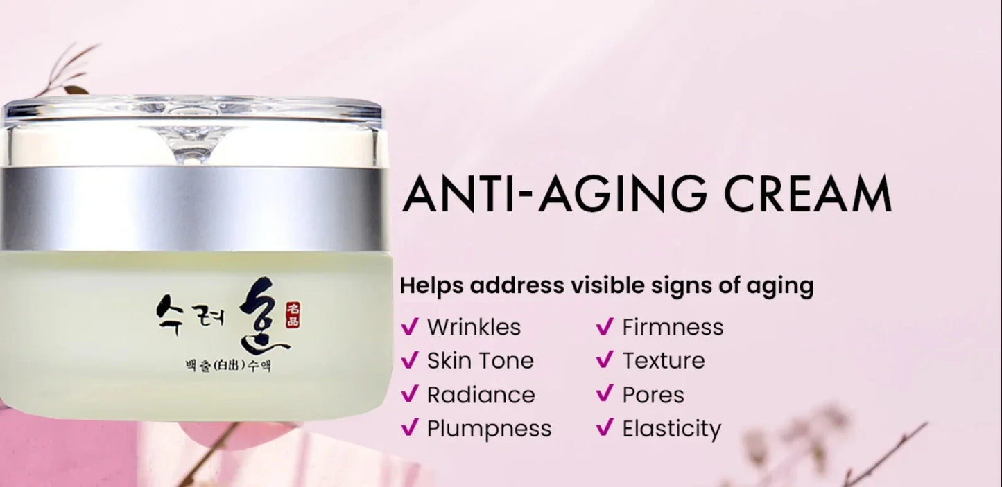 50g Collagen Firming Korean Skincare Cream – Deep Hydration, Fine Line Care, Anti-Aging & Brightening Face Moisturizer