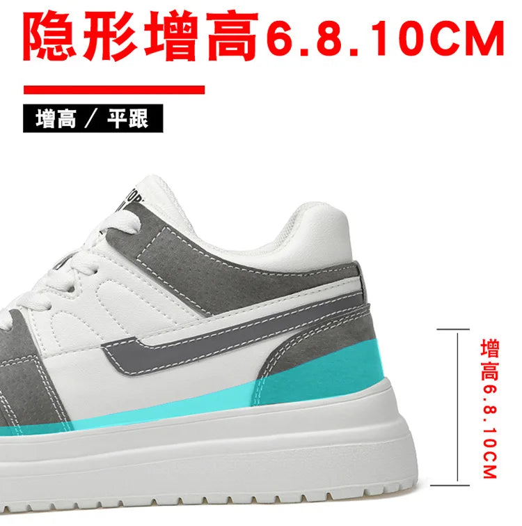 Men Elevator Shoes Heightening Sneakers for Men 4cm 6cm 8cm 10cm Breathable Height Increased Shoes for Man Sports Shoes