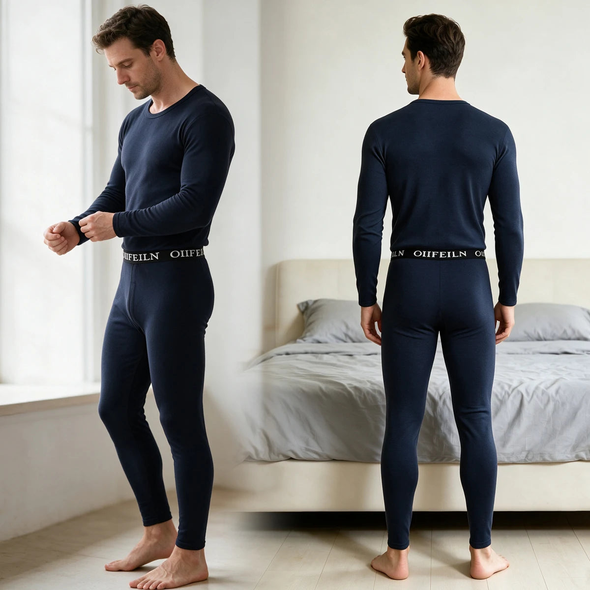 Men's Classic Thermal Underwear Set
