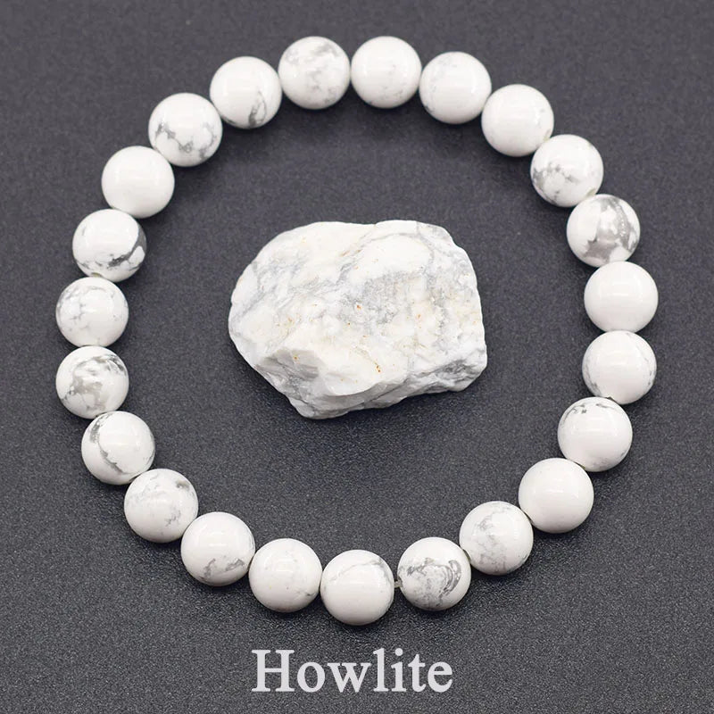 Indian Agate Bead Bracelet for Women – Natural Colorful Crystal Stone Strand Bracelet, Energy-Inspired Yoga Jewelry Gift