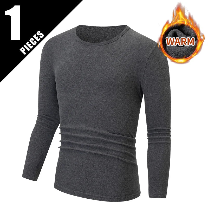 Men's Stretch Thermal Long Sleeve Base Layer