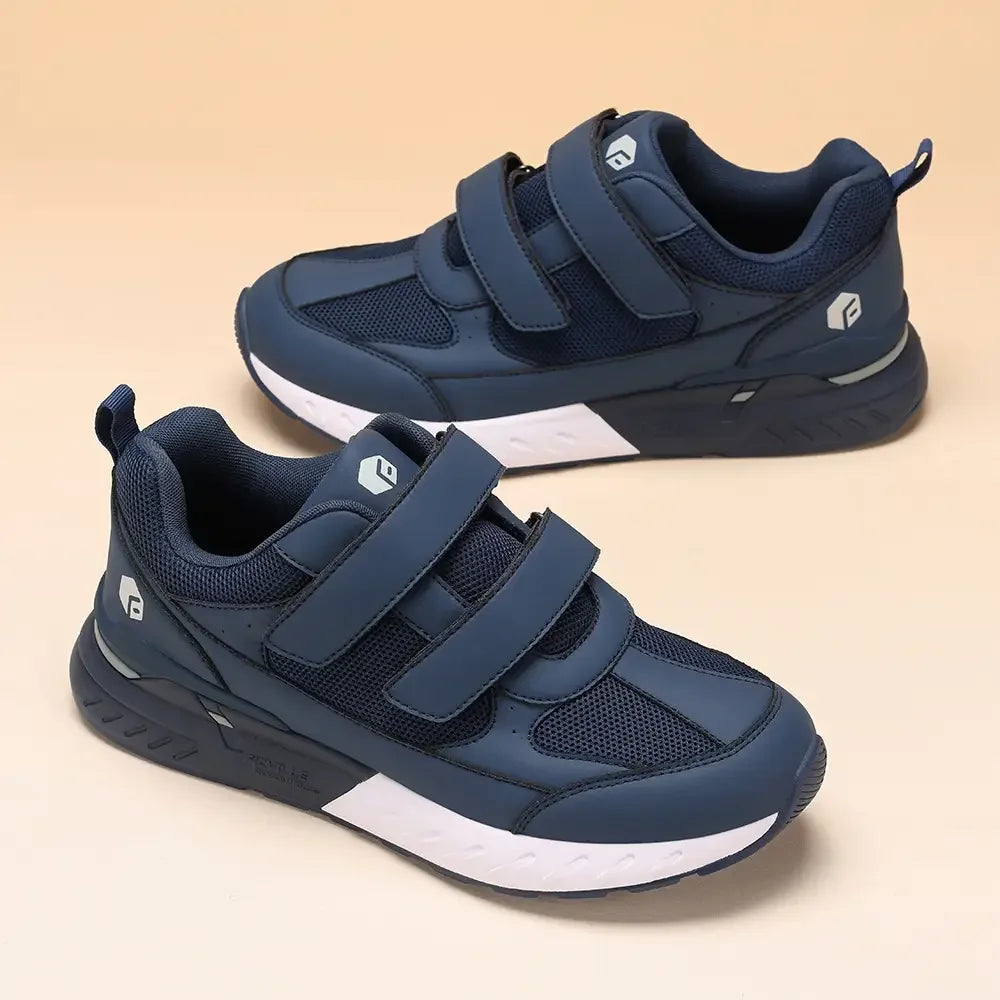 FitVille Wide Width Men'S Athletic Shoes Low-Top Non-Slip Lightweight Running Shoe For Swollen Feet with Arch Support