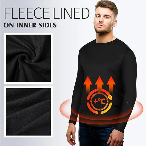 Men's Thick Fleece-Lined Thermal Shirt