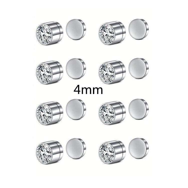 Classic Stainless Steel Stud Earrings