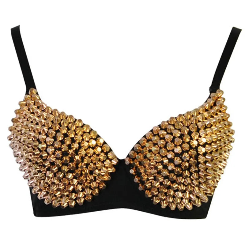 Raven Rivet Bralette