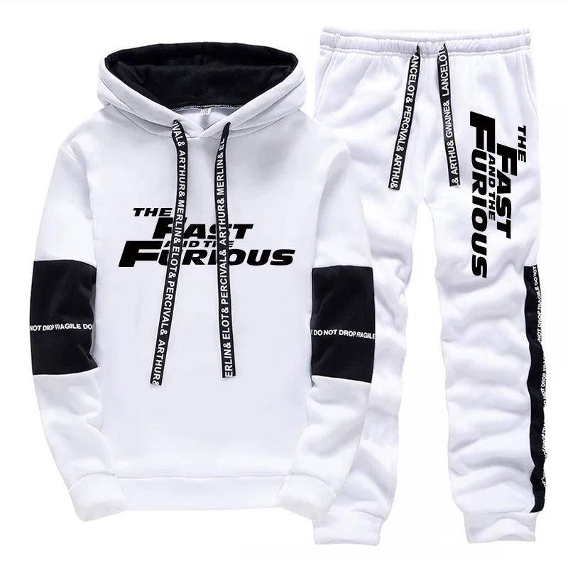 Men’s Patchwork Zip Tracksuit