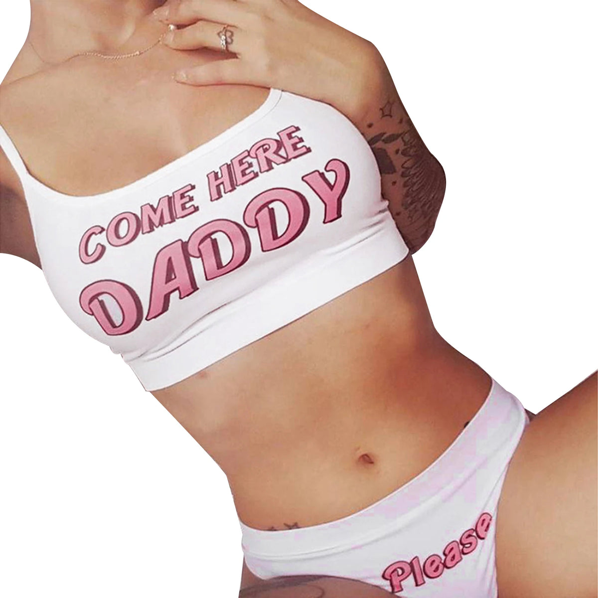 2 Piece Sets Women Letter Print Sexy Set Sleeveless Vest Tops + Panties Club Sexy Loungewear Underwear Short Sets