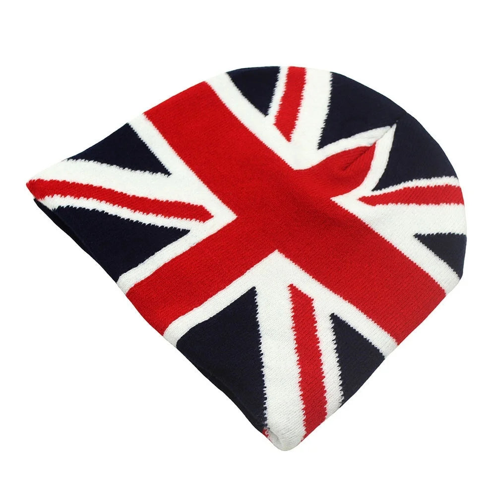 Unisex Union Jack Knit Beanie