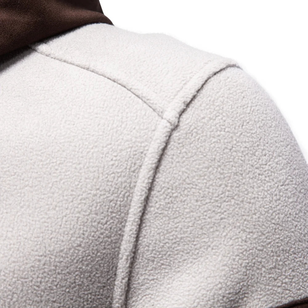 2026 Men’s Casual Fleece Zip-Up Hoodie
