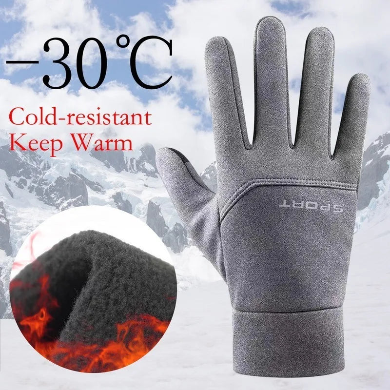 Winter Gloves for Men Women Warm Tactical Gloves Touchscreen Waterproof Hiking Skiing Fishing Cycling Snowboard Non-slip Gloves