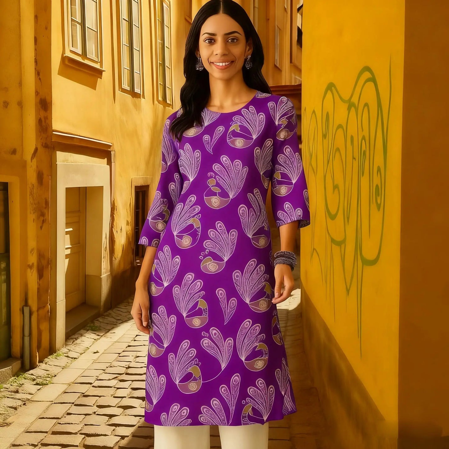 Women’s Islamic Straight Kurta Dress