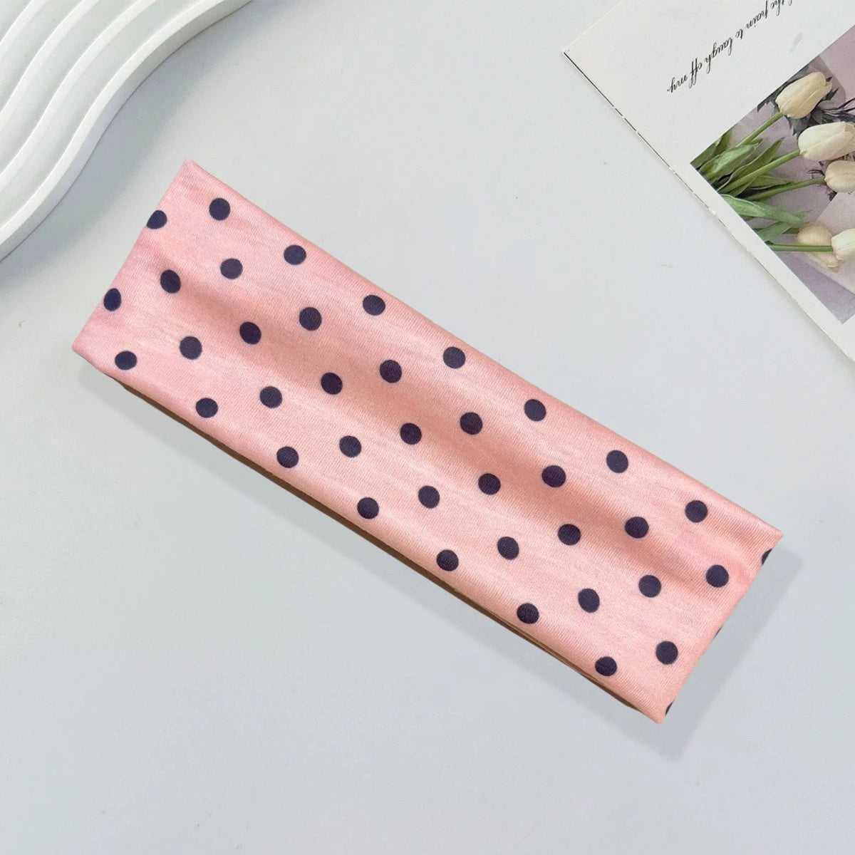 Women’s Y2K Retro Dot Stretch Headband