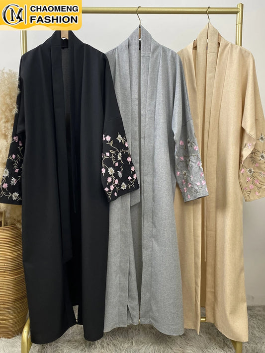 Women’s Luxury Embroidered Black Abaya