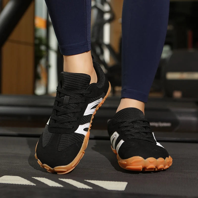 2026 Men's And Women's Toe Shoes Multifunctional Soft Sole Wide Last Shoes Walking Shoes Breathable Barefoot Casual Sports Shoes