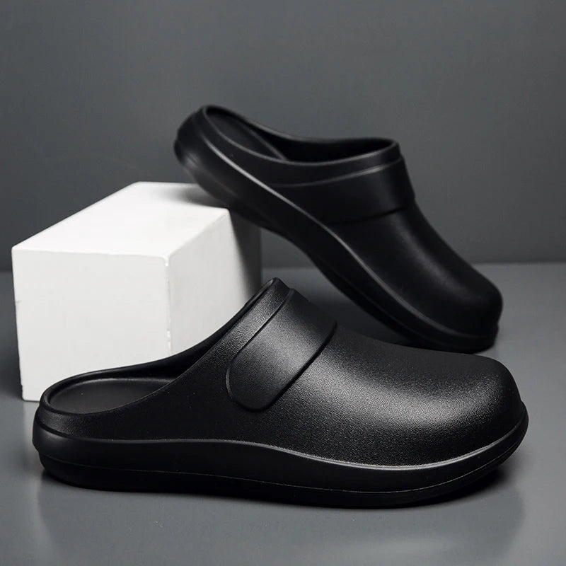 2026 Waterproof Chef Shoes Operating Room Slippers Protective Shoes for Men Women Non-Slip Silken Lab Shoes Doctor Work Shoes