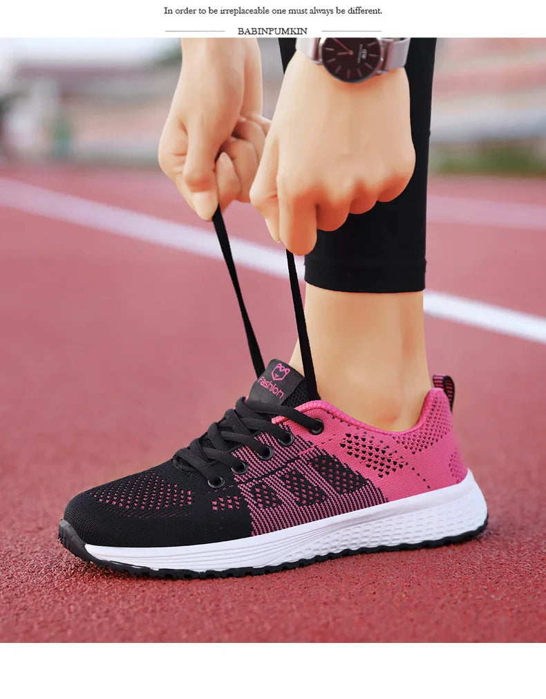 Women’s Breathable Platform Running Sneakers