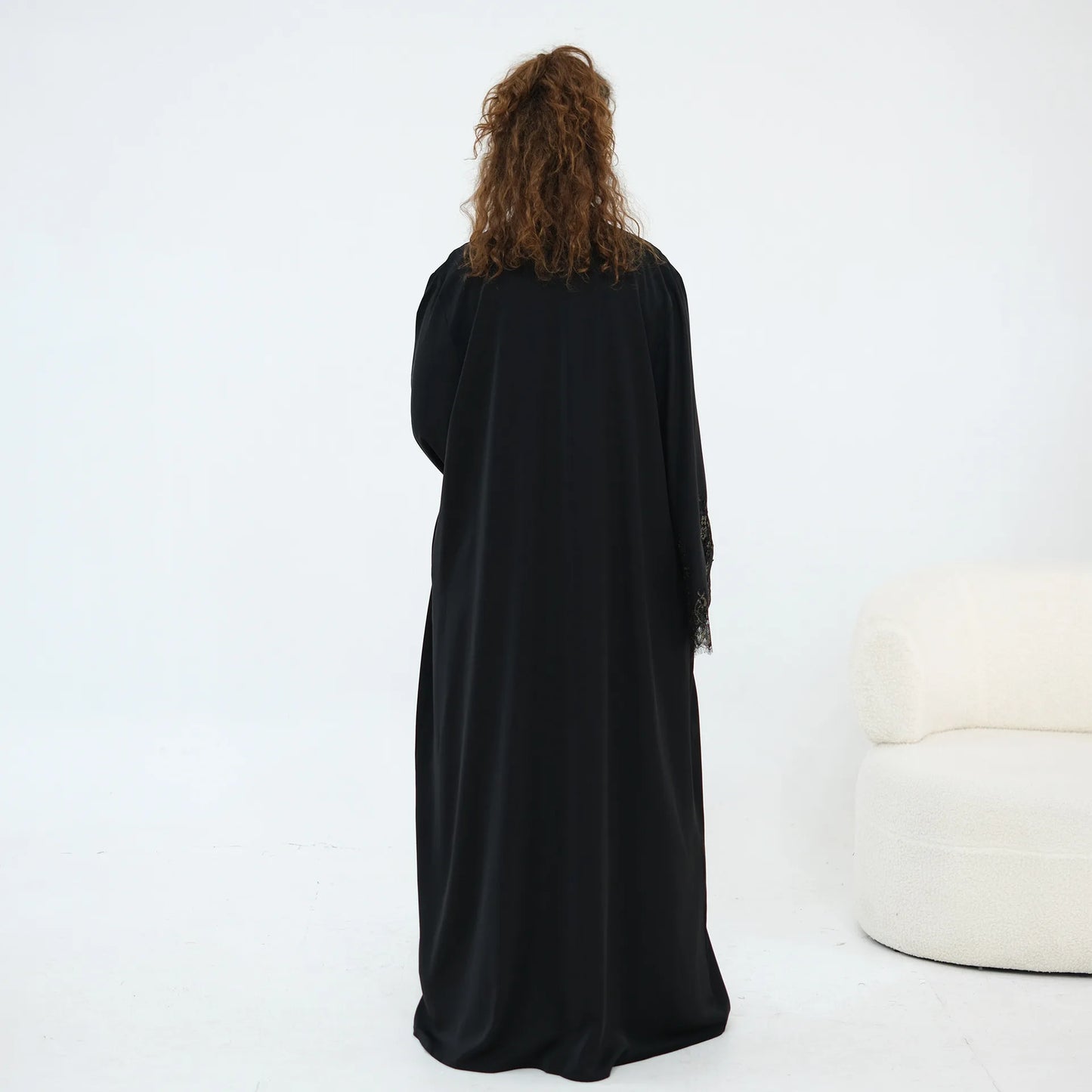 Luxury Floral Lace Abaya
