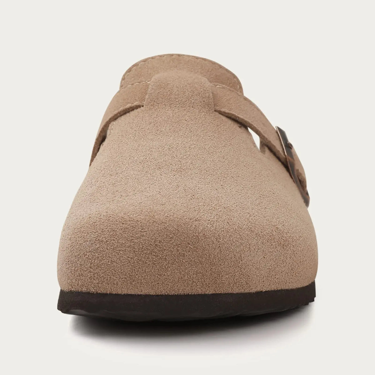 KIDMI Suede Clogs for Women Men Mules Cork Footbed Sandals With Arch Support Fashion Nonslip Outdoor Beach Slippers Home Shoes
