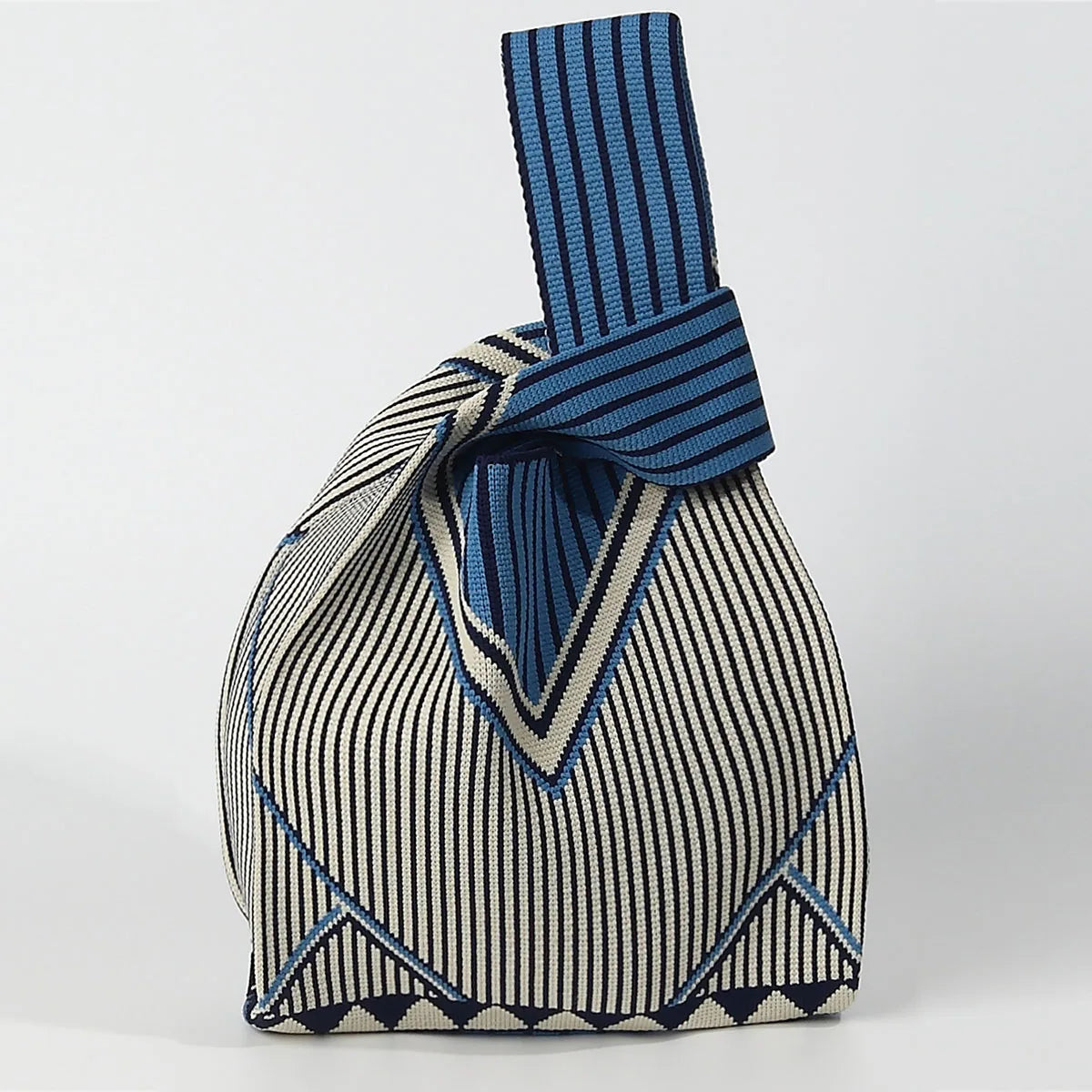 Simple Casual Knitted Handbag – Soft, Foldable & Versatile Tote
