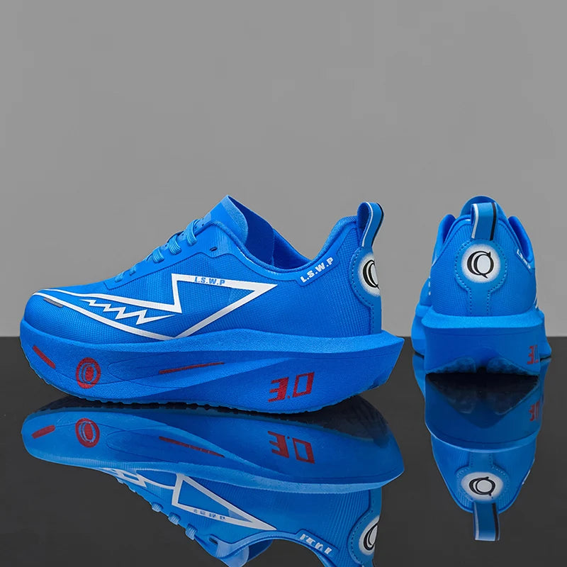 Men's Casual Sports Shoes, Soft-Soled Road Running Shoes, Lightweight, Breathable, Non-Slip, Wear-Resistant, Trendy and Versatile Daily Jogging Sneakers