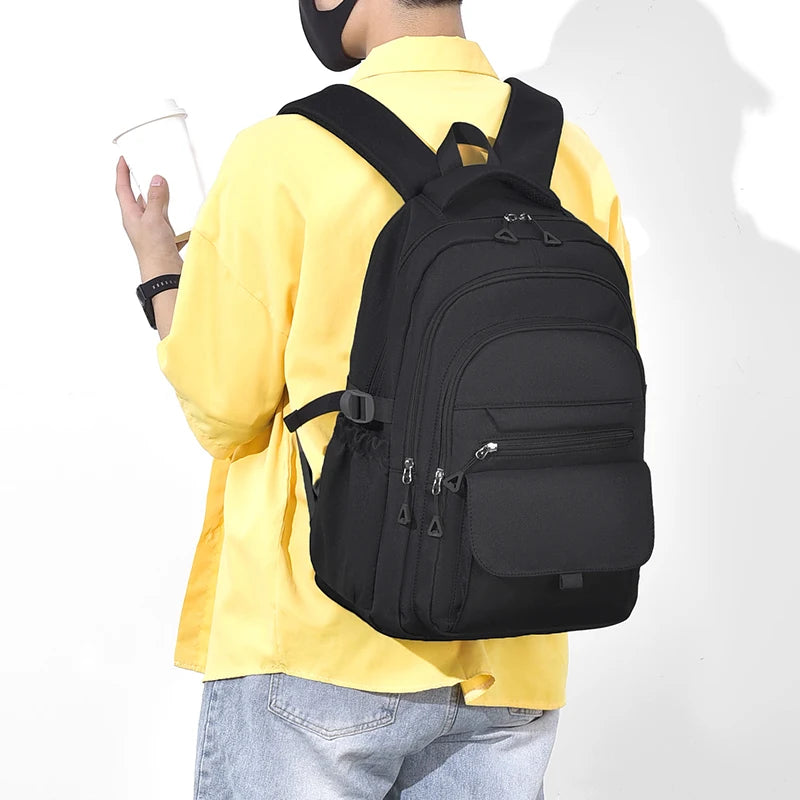 Unisex Oxford Casual Backpack with Laptop Compartment