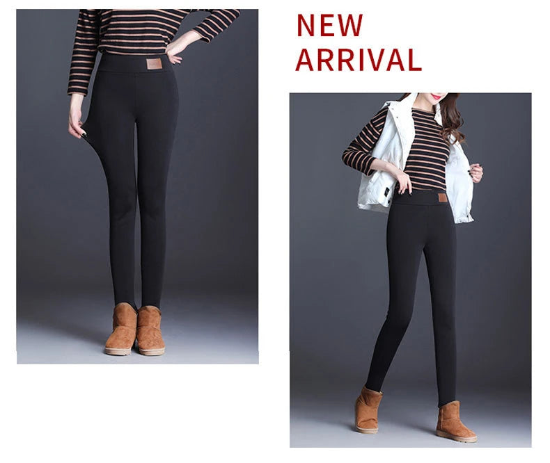 Women's Cozy Lamb Fleece Thermal Leggings