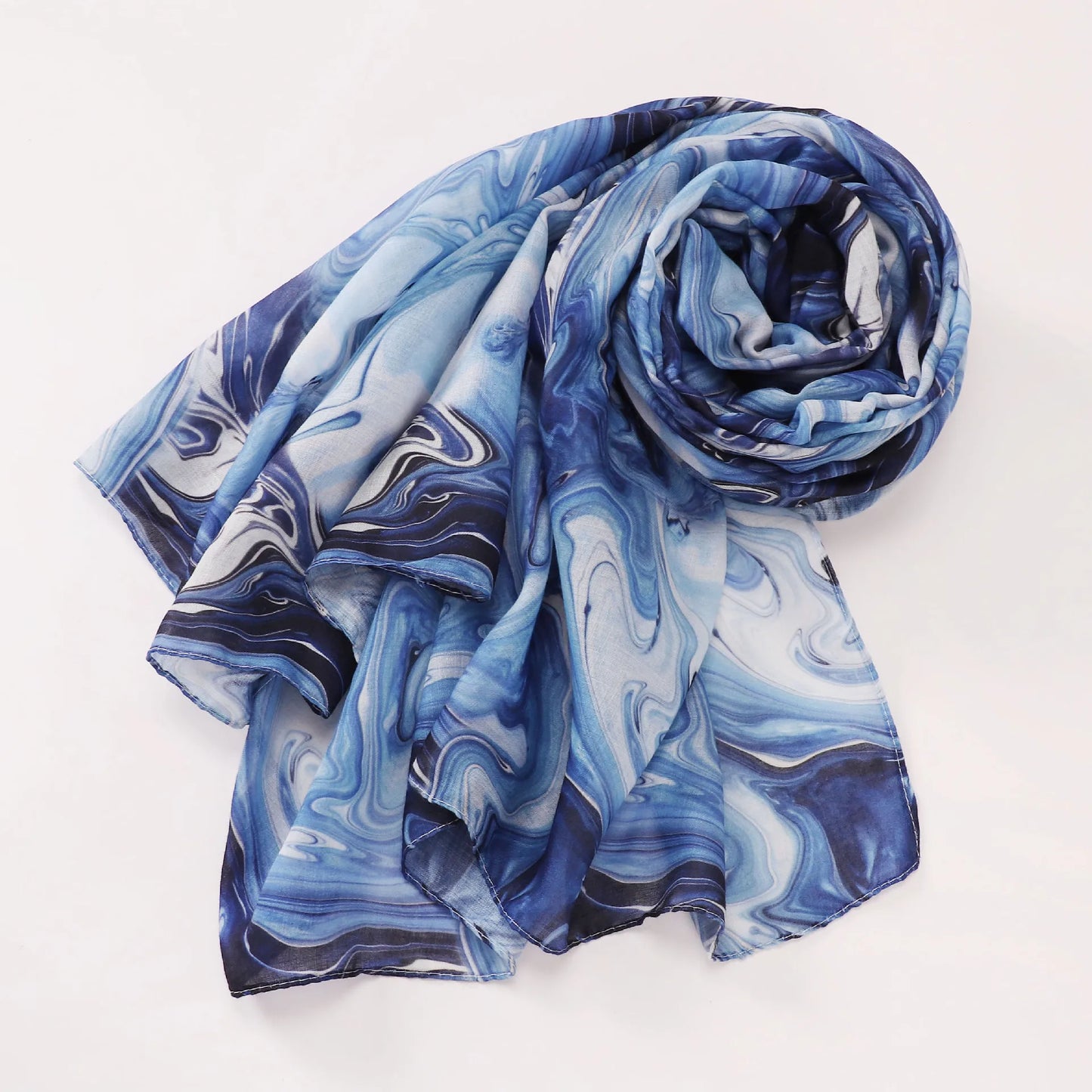 Women’s Leopard & Floral Print Bohemian Hijab Scarf
