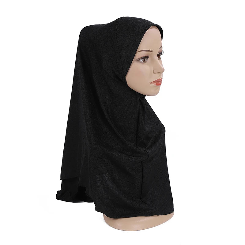 Girls’ Pull-On Amira Hijab Hat – Soft & Comfortable