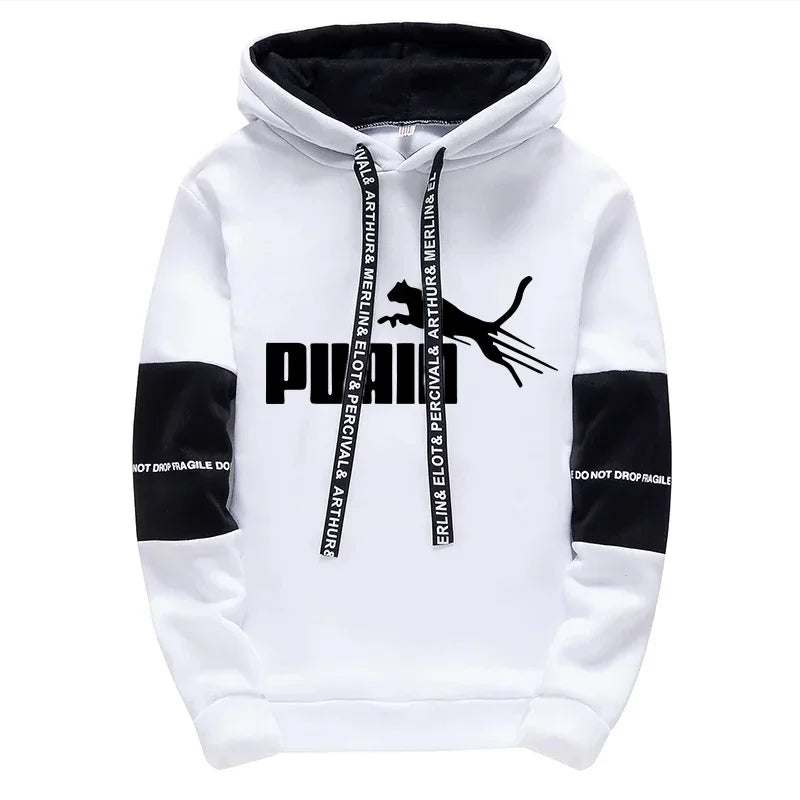 Men's Casual Hoodie & Joggers Tracksuit Set