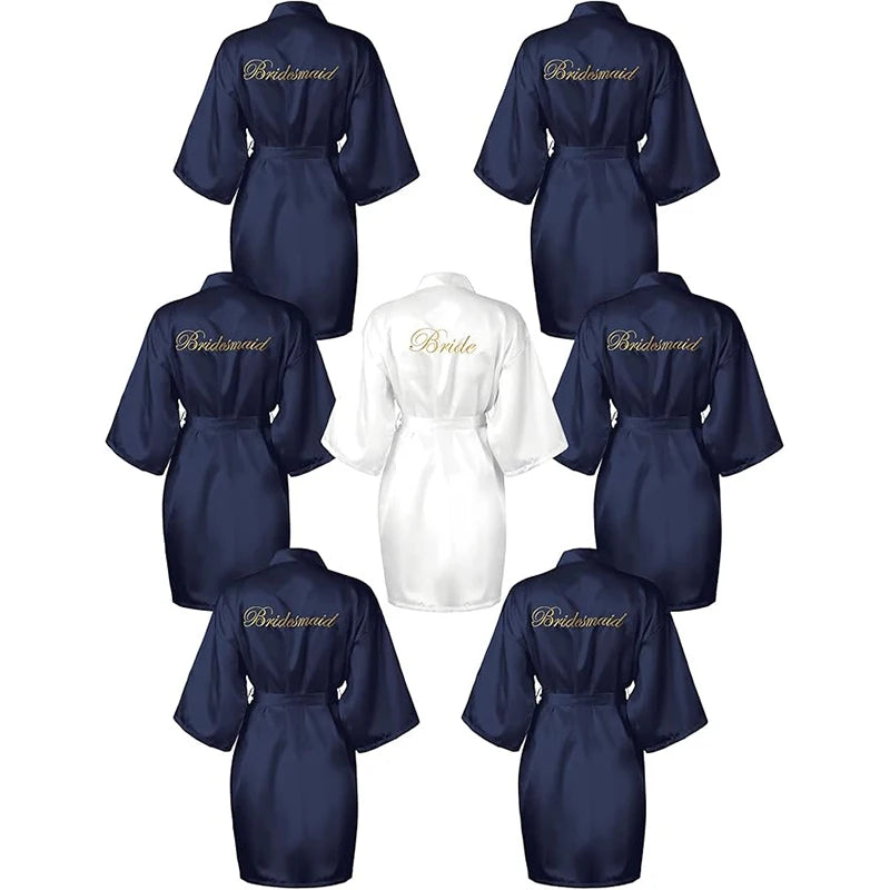 Women’s Satin Short Robe