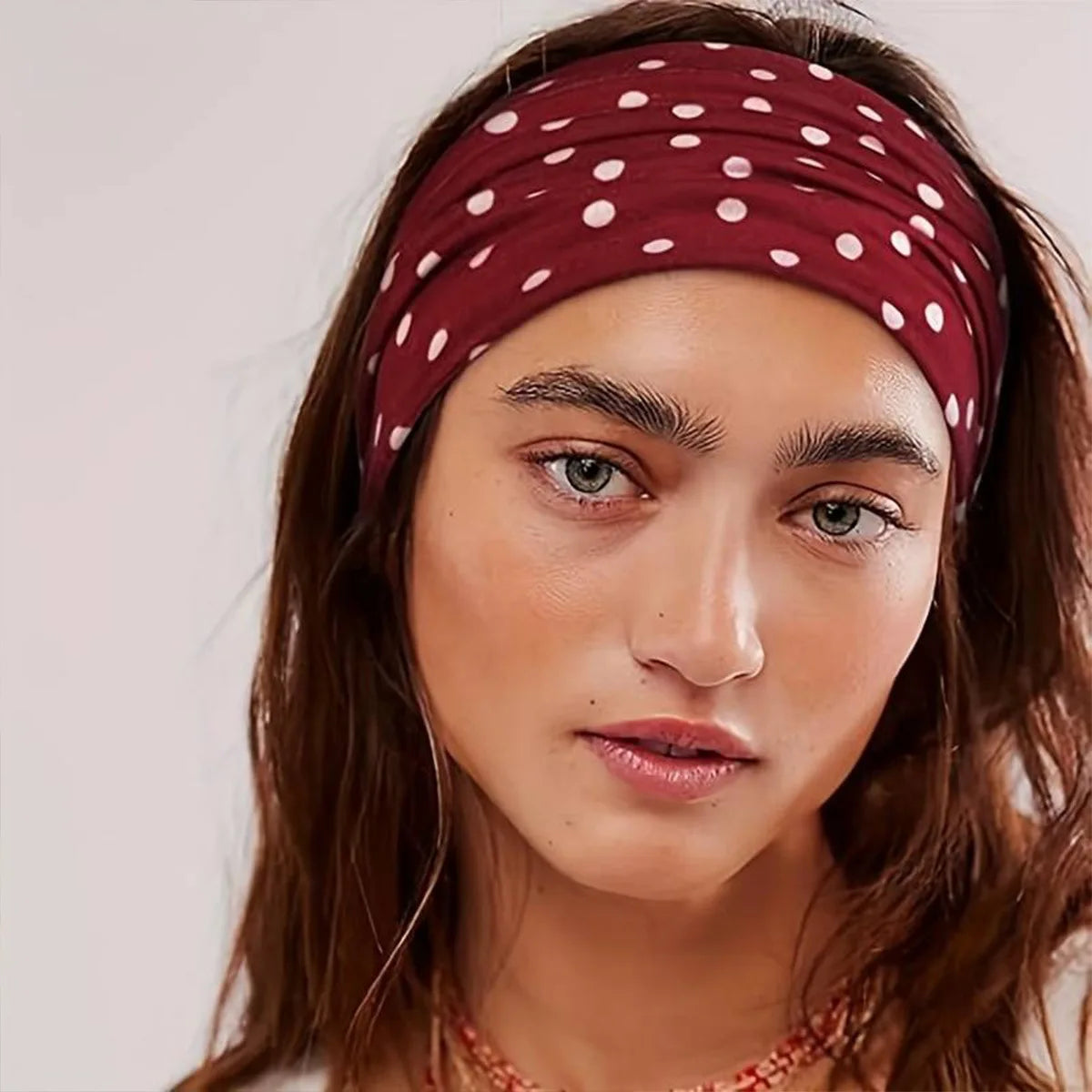 Women’s Y2K Retro Dot Stretch Headband