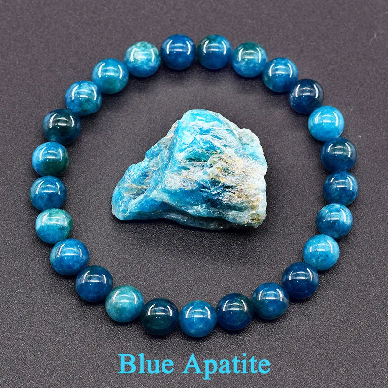 Indian Agate Bead Bracelet for Women – Natural Colorful Crystal Stone Strand Bracelet, Energy-Inspired Yoga Jewelry Gift