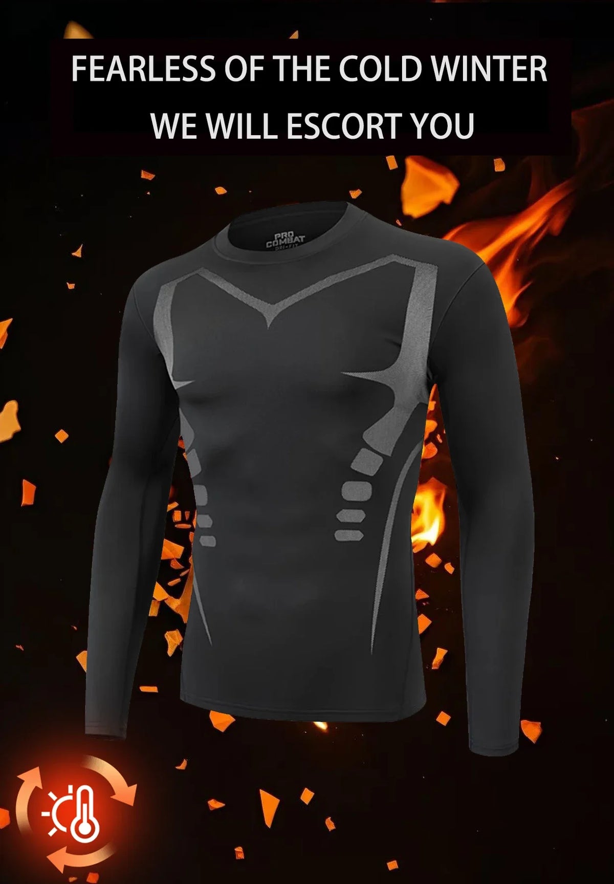 Men's Warm Stretch Thermal Underwear Set