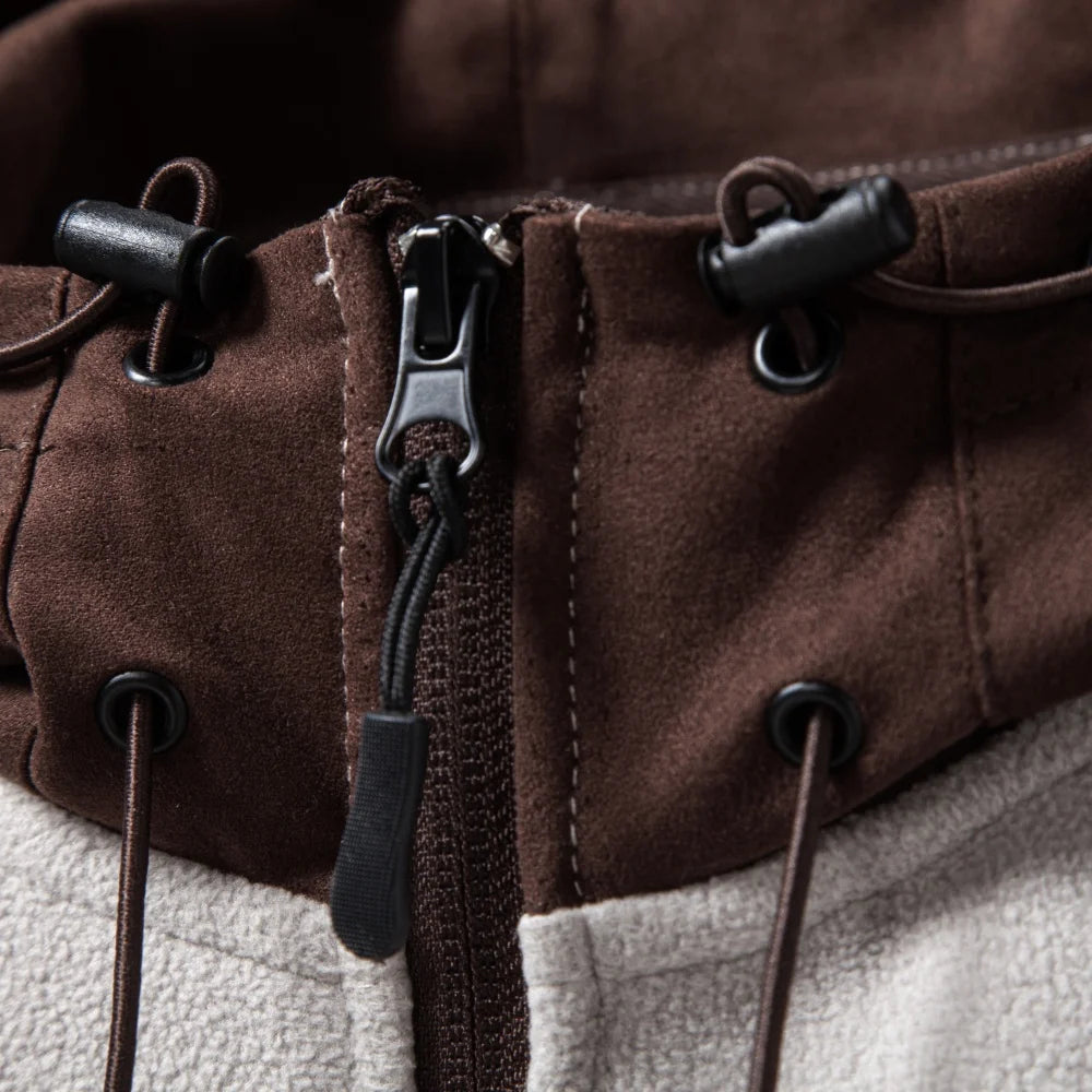 2026 Men’s Casual Fleece Zip-Up Hoodie
