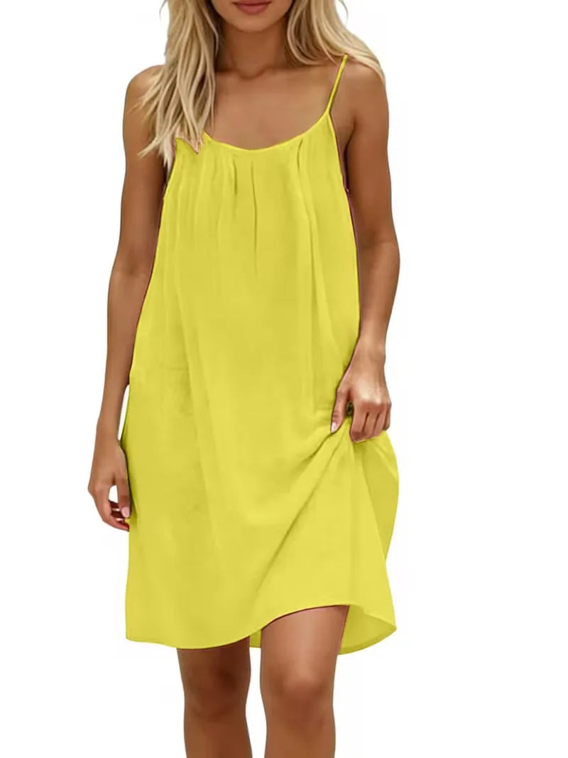Women’s Loose Backless Slip Dress