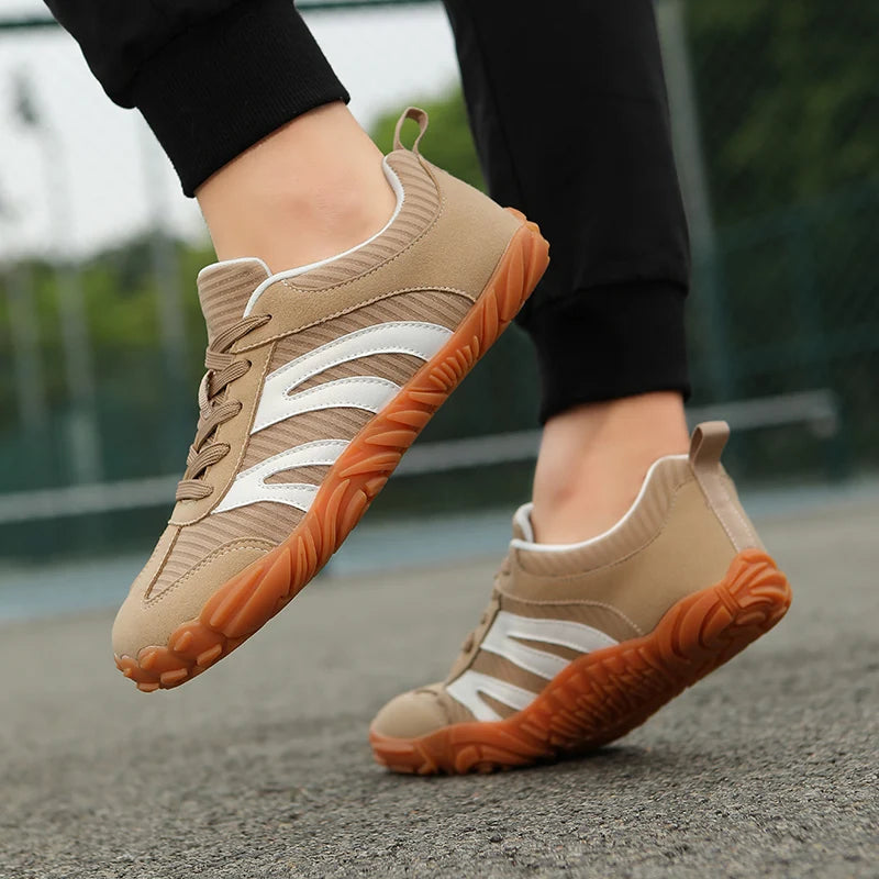 2026 Men's And Women's Toe Shoes Multifunctional Soft Sole Wide Last Shoes Walking Shoes Breathable Barefoot Casual Sports Shoes