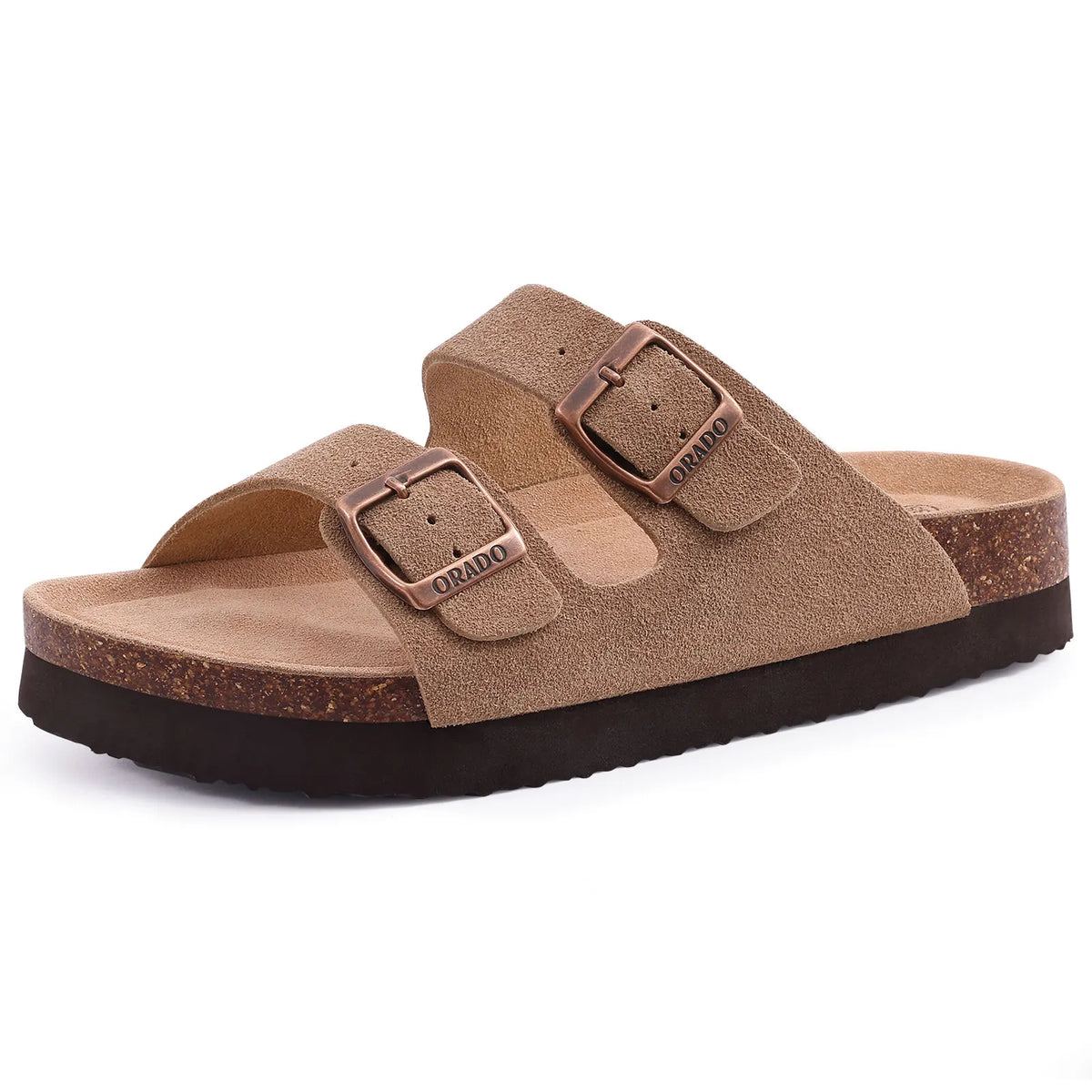 Smile Pop Summer Men's Cork Clogs Slippers Fashion Outdoor Men Antiskid Beach Sandals Classic Men Mule With Adjustable buckle