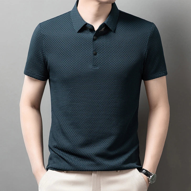 Men’s Casual Floral Polo Shirt
