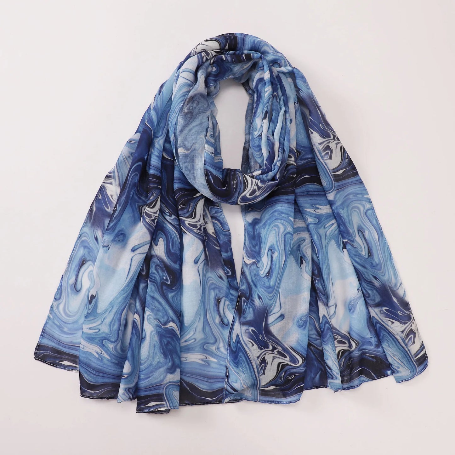 Women’s Leopard & Floral Print Bohemian Hijab Scarf