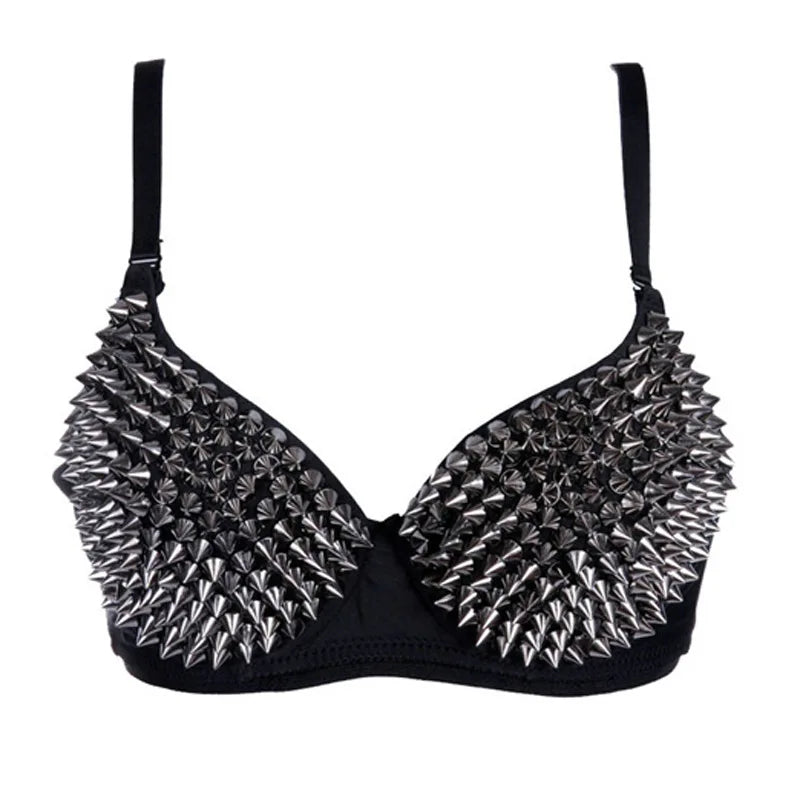 Raven Rivet Bralette